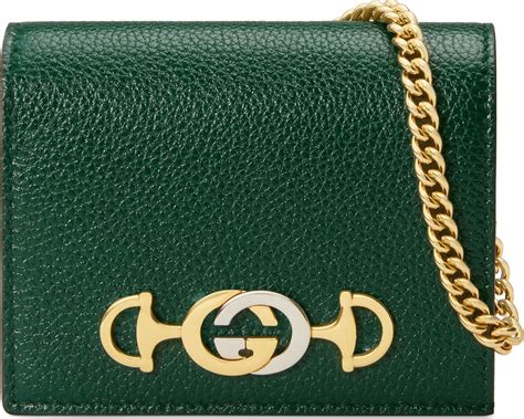 gucci zumi leather.chain wallet|gucci wallet clearance.